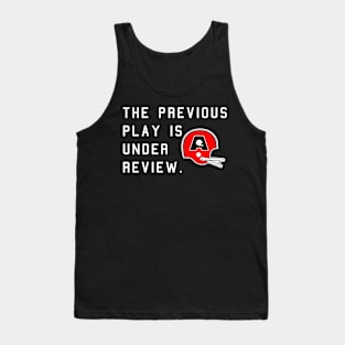 Under Review Helmet Addict- White Lettering Tank Top